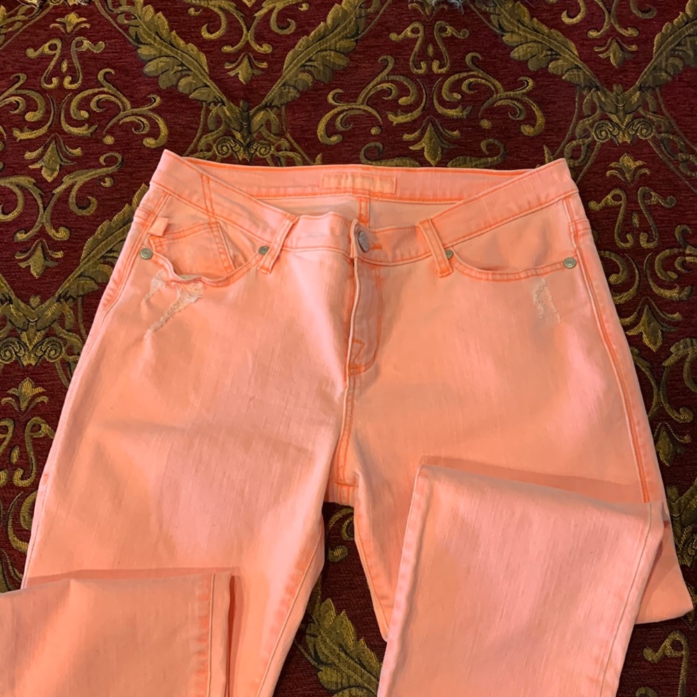 Rock & Republic Hamburg  Faded Orange Size 12 Jeans